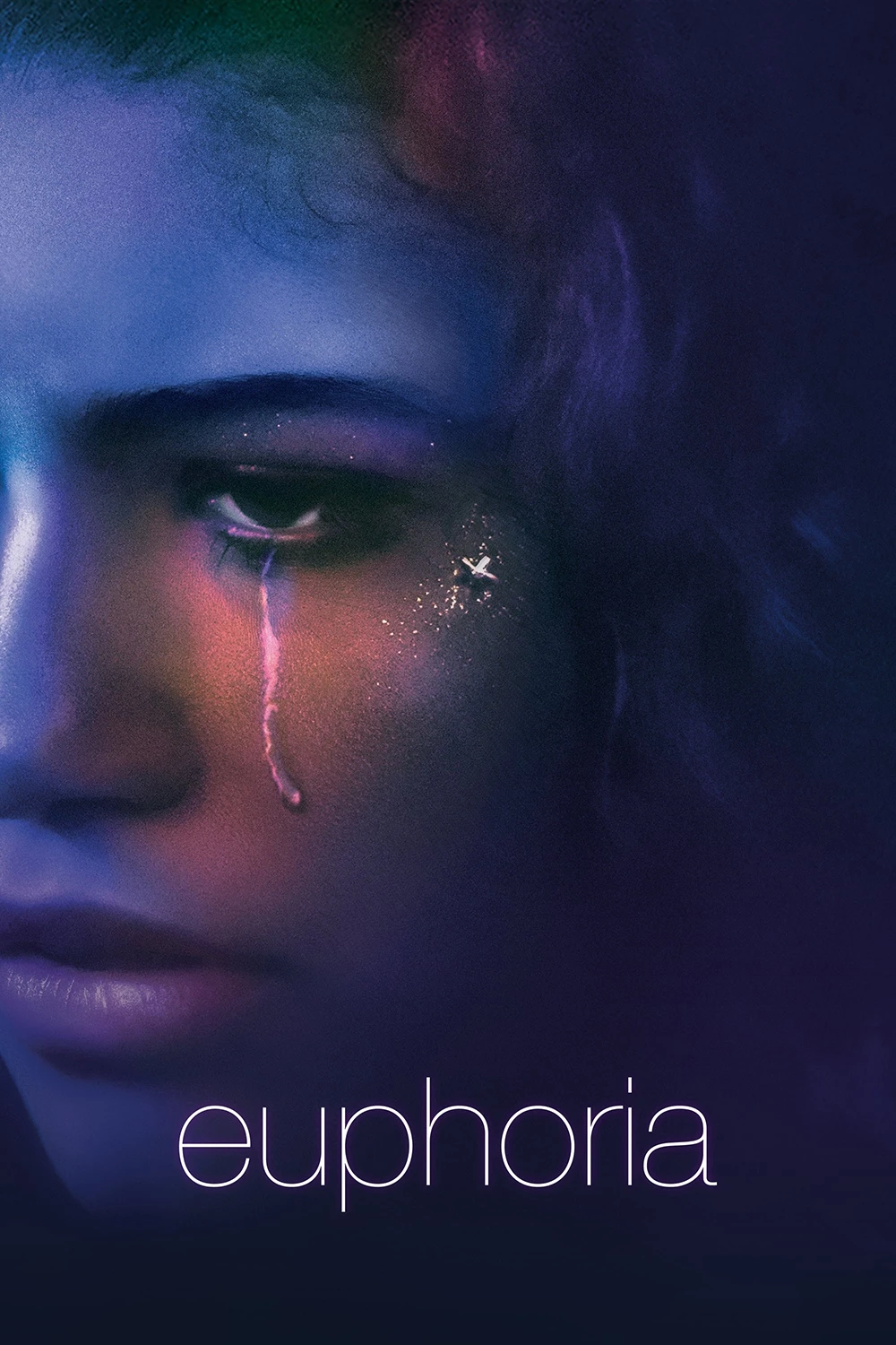 Filmplakat av den kjente TV-serien til Euphoria